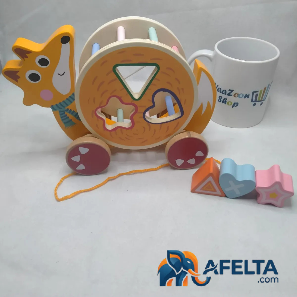 تطابق اشكال على  شكل  عجلة